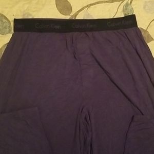 Calvin Klein ladies lounge pants purple